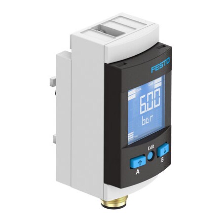 Festo Pressure Sensor SPAU-P10R-MS4-F-L-PNLK-PNVBA-M12D SPAU-P10R-MS4-F-L-PNLK-PNVBA-M12D